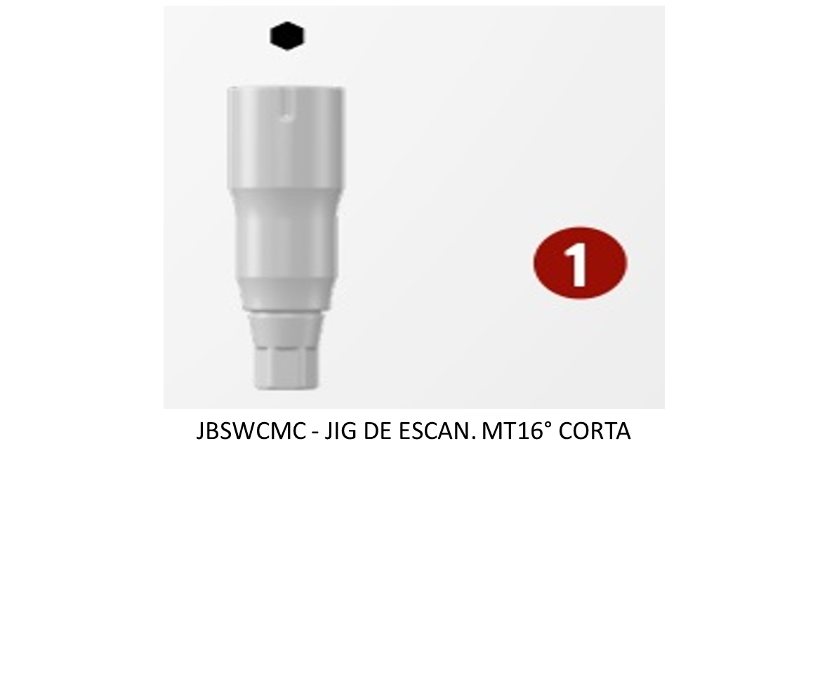 JIG DE ESCAN. MT16° CORTA