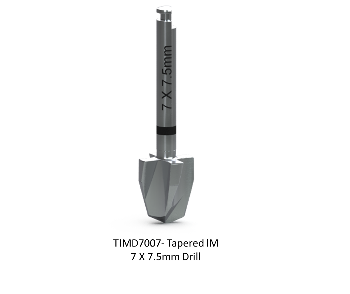TAPERED IM 7 X 7.5MM DRILL