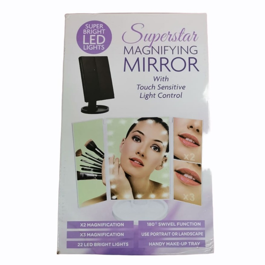 Espejo de aumento con control de luz sensitivo JJF20-8