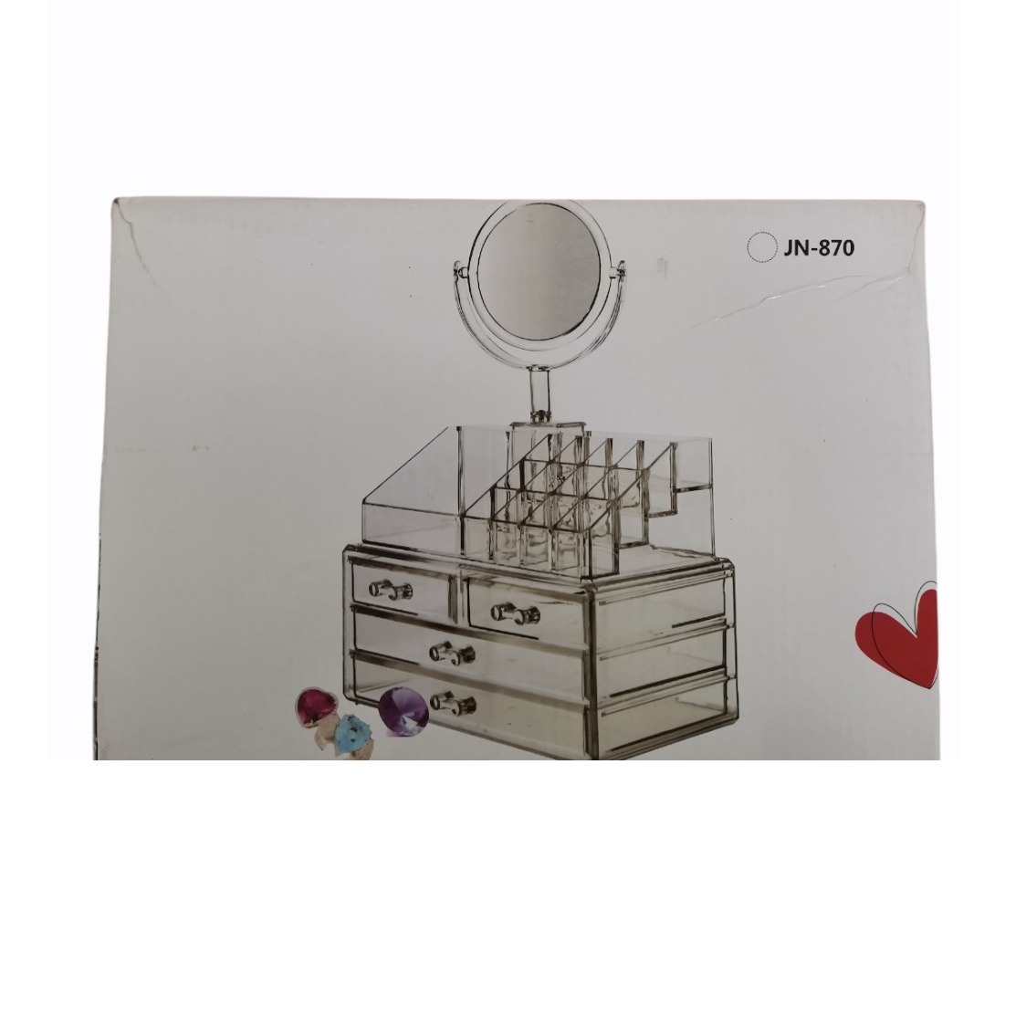 Organizador de cosmeticos acrilico JN-870 QDPD-08-028