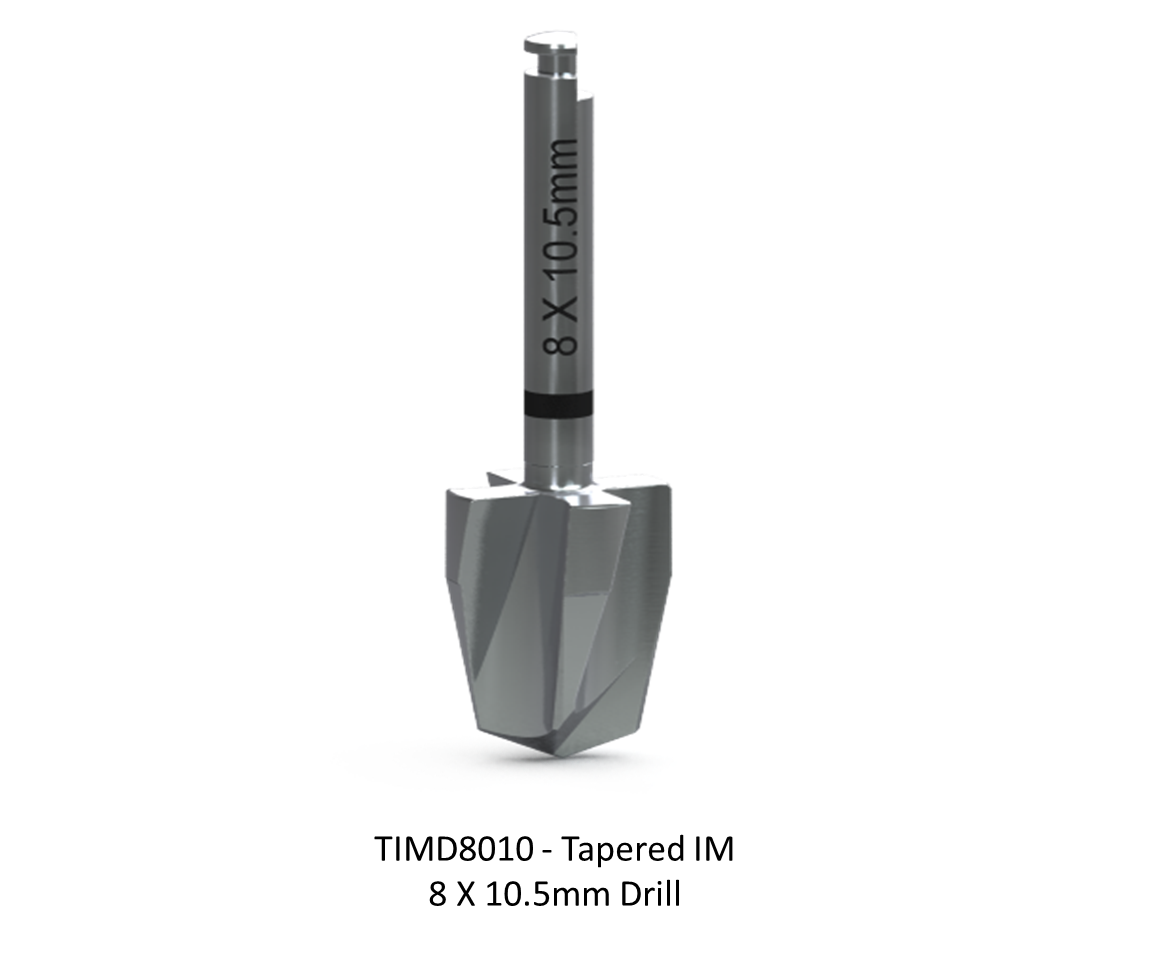 TAPERED IM 8 X 10.5MM DRILL
